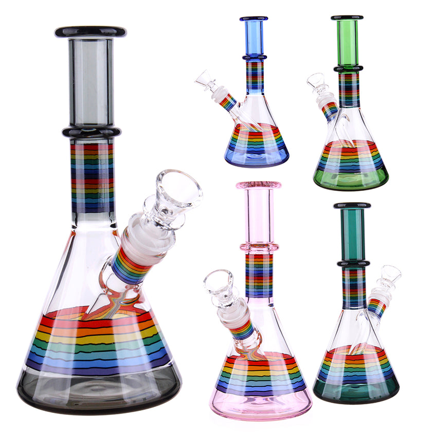 Royal 8" Mini Colorful Glass Beaker Bong
