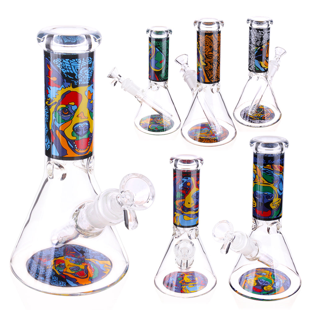 8" Beaker Bong Royal Glass