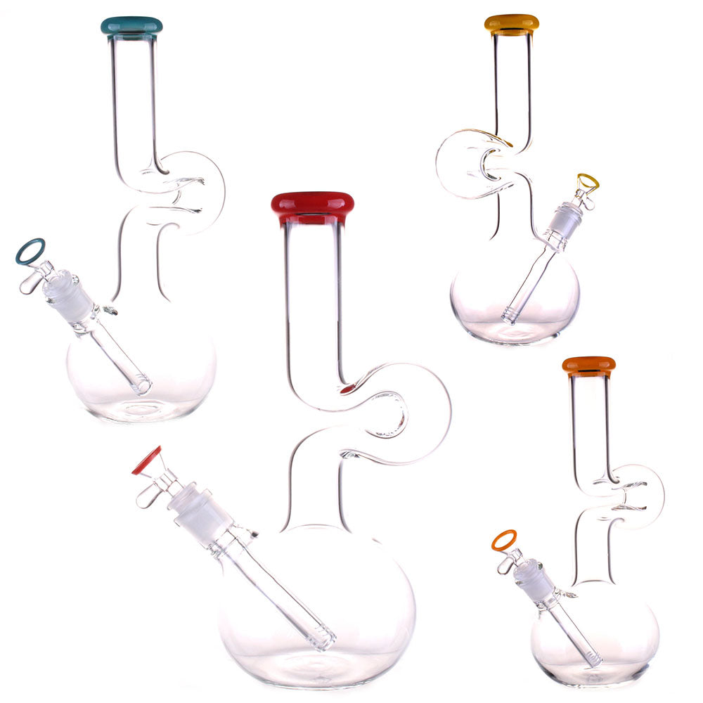 11 " Colors Glass Beaker  Bong