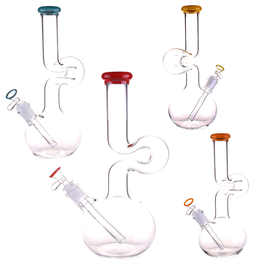 11 " Colors Glass Beaker  Bong