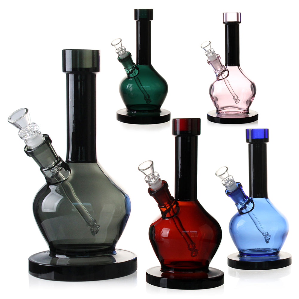 8" Glass Beaker Colorful Bongs