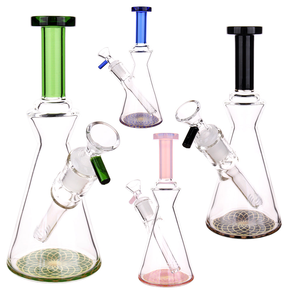 8 Ins Glass Beaker Royal Glass Bong Glass Water Bongs With Downstem