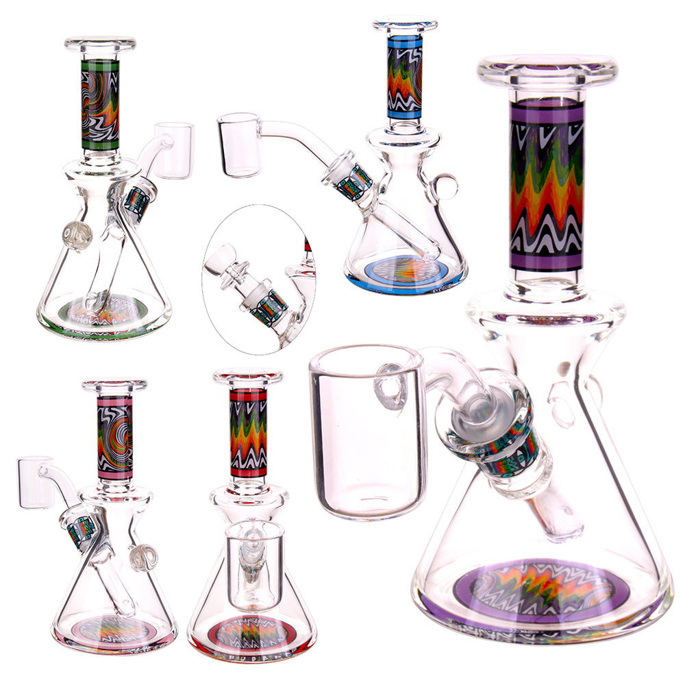 Royal 5.5" Mini  Glass Beaker Bong With Banger