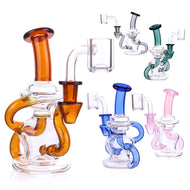 Royal 5“ Recycler Glass Dab Rigs